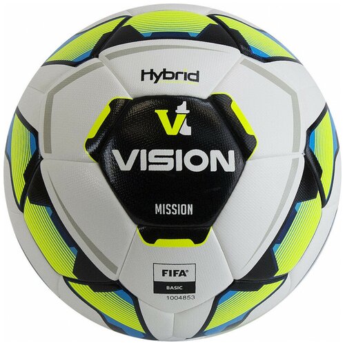Мяч футбольный VISION Mission FV321074, р.4, FIFA Basic, PU