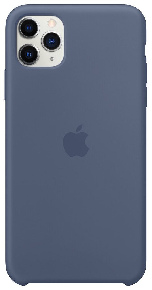 Чехол силиконовый Apple iPhone 11 Pro Max Silicone Case Alaskan Blue (Морской лёд) MX032ZM/A