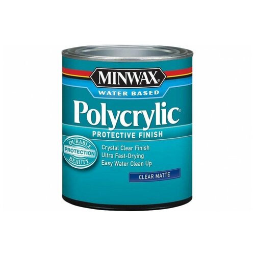 Защитное финишное покрытие Minwax Polycrylic Матовый 237 мл 22222