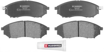 Дисковые тормозные колодки передние Marshall M2623698 для Nissan, Infiniti, Renault (4 шт.)