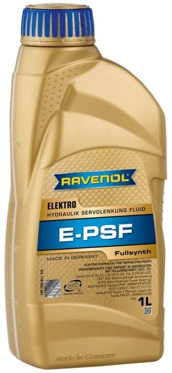 Жидкость для гидроусилителя руля Ravenol Elektro-Hydraulik E-PSF Fluid (1 л) Синтетическое