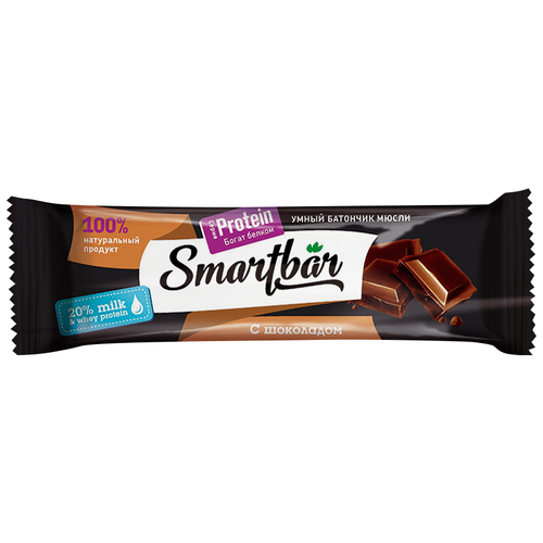 Шоколад Smartbar Protein, 40 г, шоколад