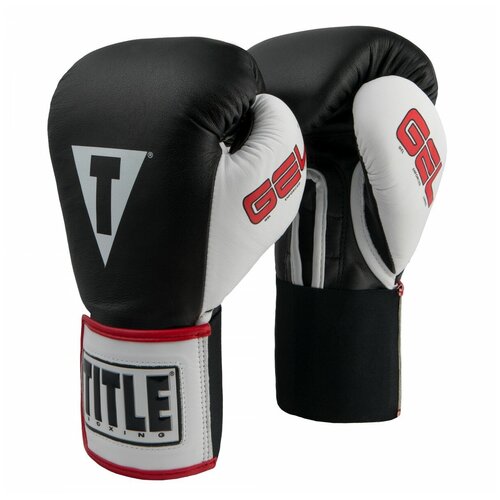 фото Перчатки боксерские title gel world elastic training gloves, 14 унций, черные title boxing