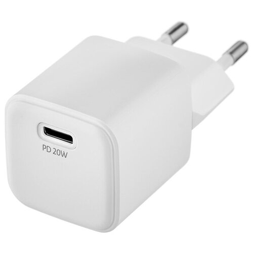 Адаптер питания uBear Select Wall charger 20W, бел, USB-C (WC20WH01-AD) , 1 шт.