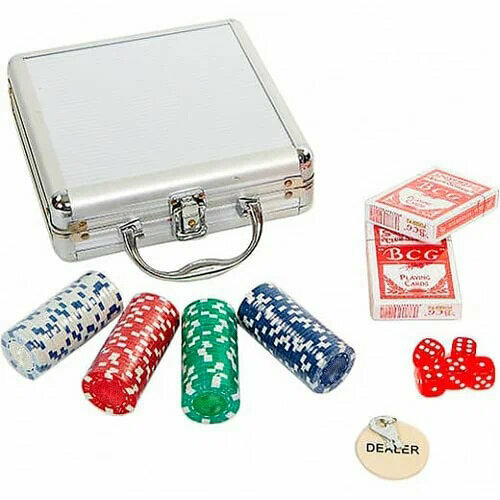 Набор для игры в покер в чемодане набор для игры в покер
