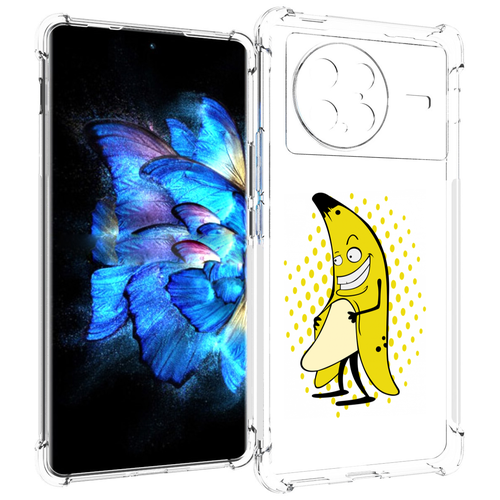 Чехол MyPads Раздетый-банан для Vivo X Note 5G задняя-панель-накладка-бампер