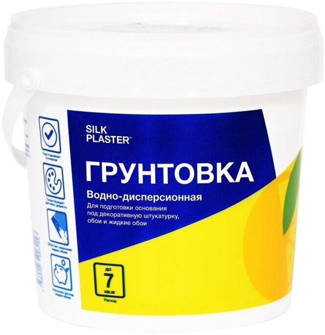 Грунт silk plaster 0,8л 1кг