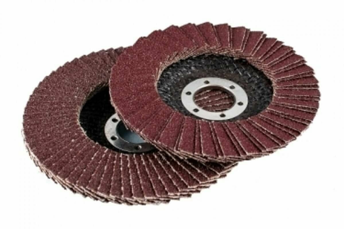 фото Круг лепестковый торцевой, диск шлифовальный универсальный Tsunami 3 шт. D125 Р24