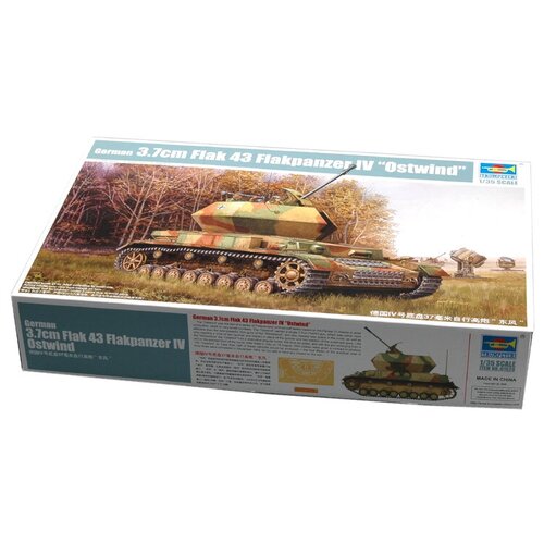 Сборная модель Trumpeter German 3.7cm Flak 43 Flakpanzer IV Ostwind (01520) 1:35 03286 revell германская сзу flakpanzer iii ostwind 3 7 cm flak 43 1 72