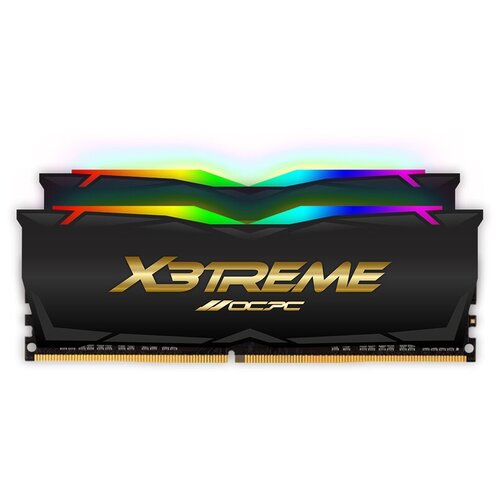 Оперативная память 64Gb (32Gbx2) OCPC X3 RGB, DDR4, 3600Mhz, CL18, BLACK (MMX3A2K64GD436C18)