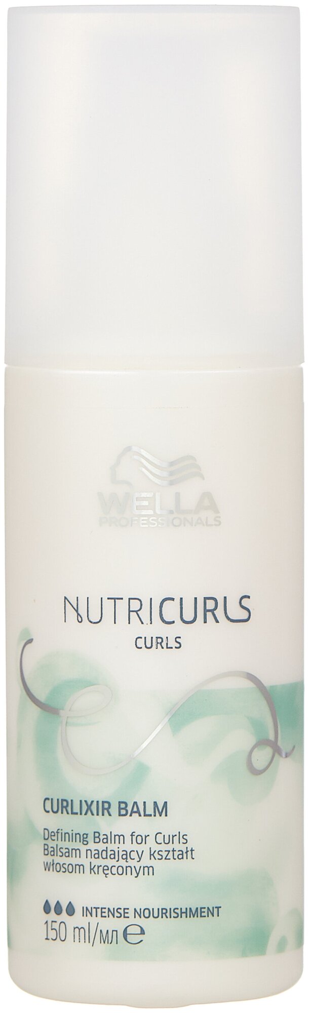 Wella Professionals Nutricurls Curlixir Balm for Curls - Велла Нутрикерлс Несмываемый крем-бальзам, 150 мл -