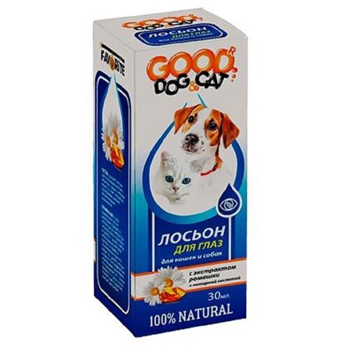 Лосьон GOOD для глаз Dog&Cat для Кошек и Собак 30мл