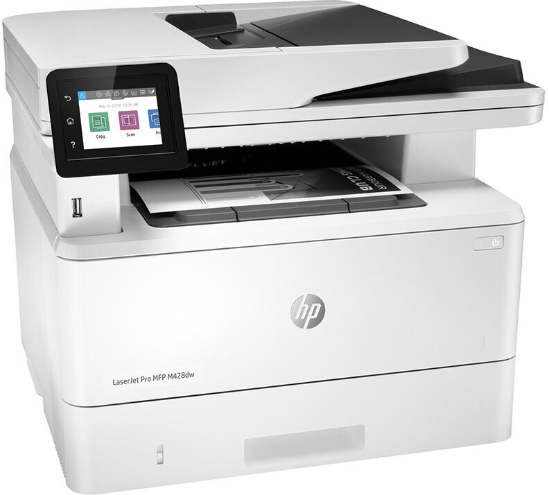 МФУ лазерное HP LaserJet Pro MFP M428dw, ч/б, A4, белый