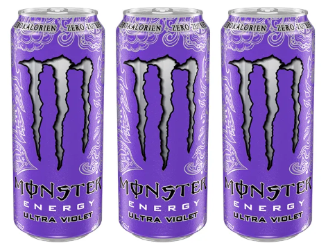 Monster energy Ultra Violet 500 мл. Европа. - 3 шт.