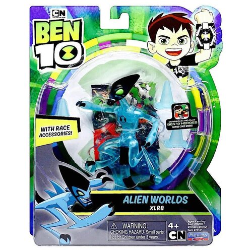 фото Ben 10 "фигурка молния: родная планета с высотой 12.5 см" alien worlds xlr8 / 76161 playmates toys