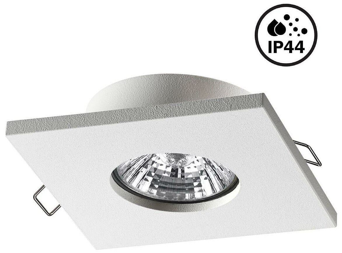 Встраиваемый светильник Novotech Aqua 370804, GU10, 50Вт, кол-во ламп:1шт, Белый