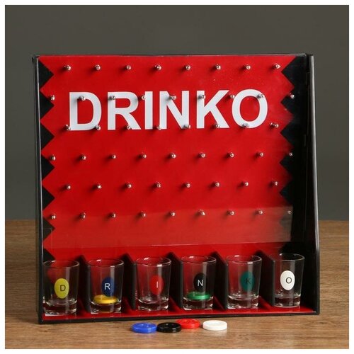 Пьяная игра Drinko, 6 стопок, 26 х 28 см