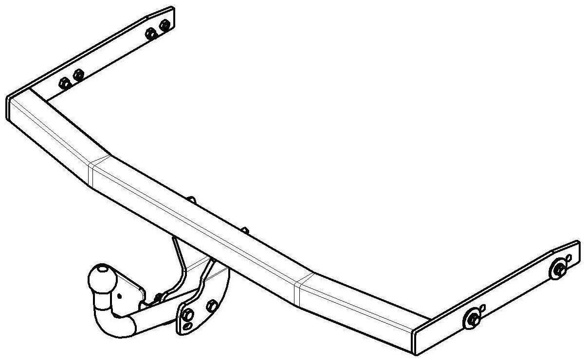 Фаркоп на Volkswagen Golf 4 SK04