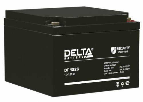 Аккумуляторная батарея DELTA Battery DT 1226 12В 26 А·ч - фото №7