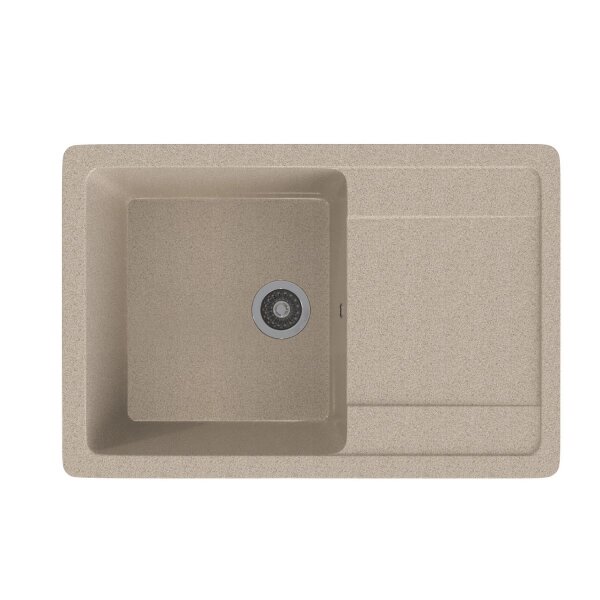 фото Мойка ML-GMS15 стандарт с крылом, песочный (302), 640*505*185мм