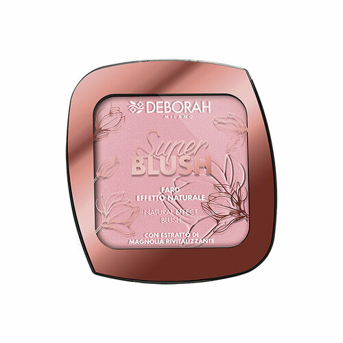 Румяна для лица `DEBORAH` SUPER BLUSH тон 04 персиковый сияющий