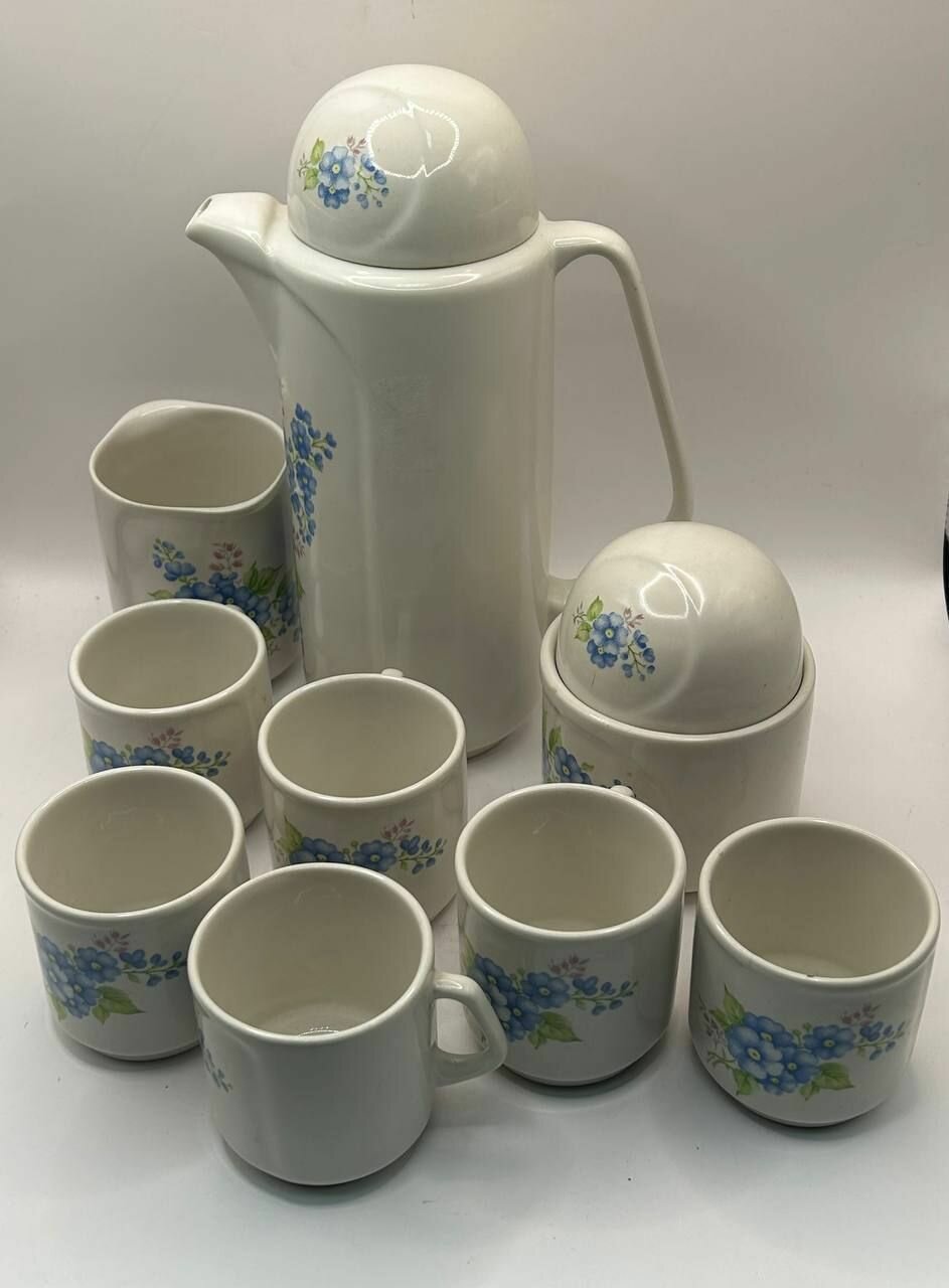 фото Кофейный Сервиз 9 предметов Бугульминский Фарфоровый Завод Времён СССР