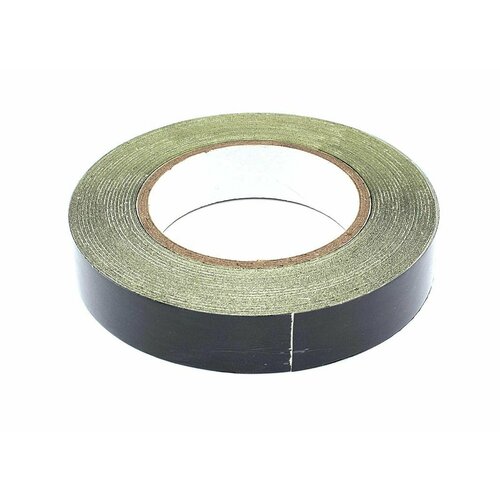 ацетатный тканевый скотч acetate cloth tape длина 30 м ширина 12 мм цвет черный 1 шт Скотч ацетатный тканевый, 30 метров, ширина 25 мм, цвет черный, 1 шт