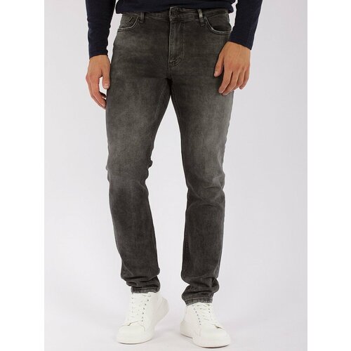 Джинсы зауженные Dairos, размер 32/32, серый джинсы зауженные replay полуприлегающий силуэт стрейч размер 32 32 серый