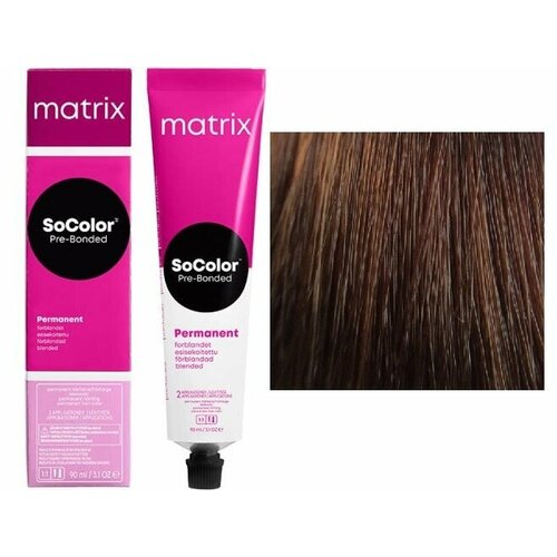 MATRIX, SOCOLOR SYNC Pre-Bonded, Крем-краска для волос №6WN, темный блондин теплый натуральный, 90 мл