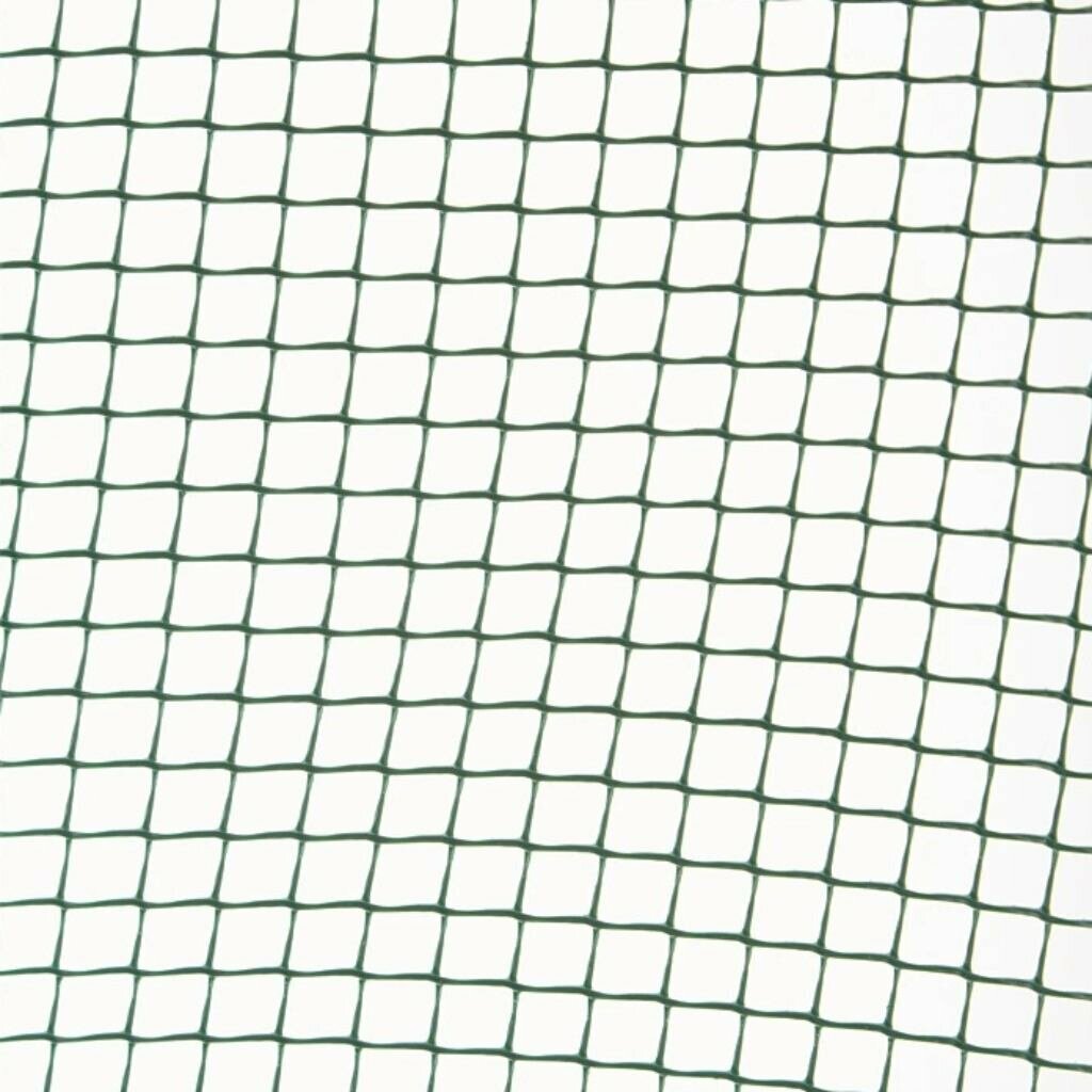 Сетка садовая пластмасса, ячейка 15 х 15 мм, квадратная, 100х2000 см, зеленая, Профи