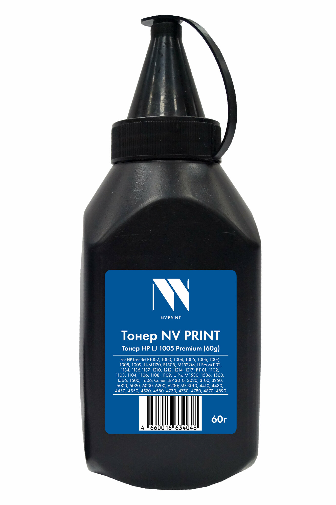 Тонер NV PRINT для HP 1005 (CB435A CB436A CE285A CE278X) Premium (60 г)