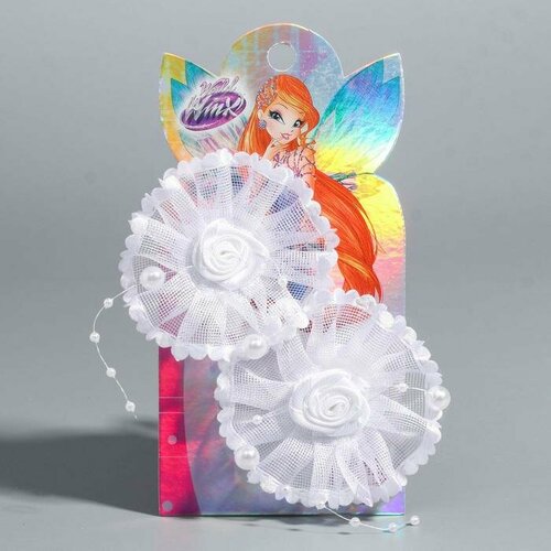 Набор бантов гипюр с розочками 2 шт Блум WINX 340₽