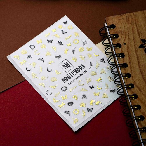 Наклейки Combi Metallic NogteModa №030