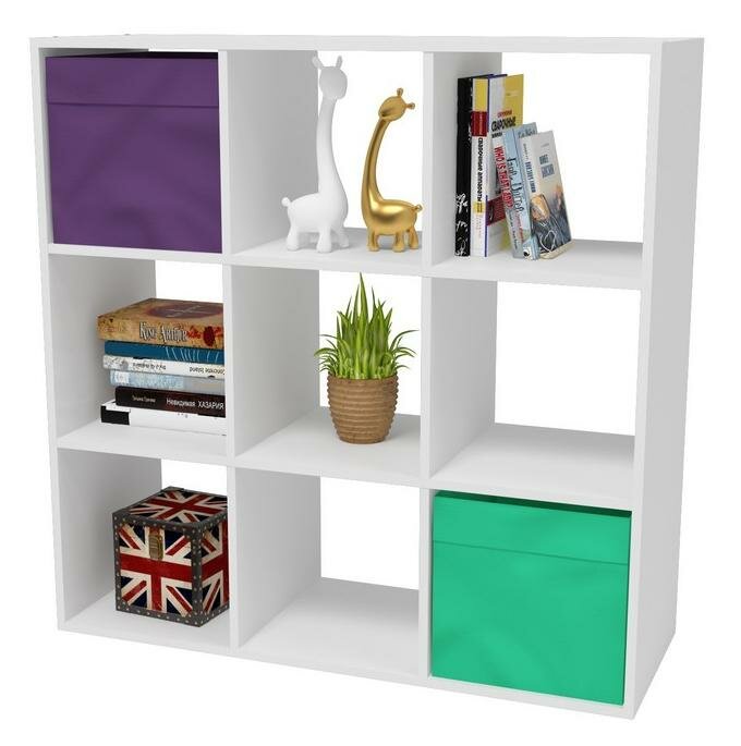 фото Стеллаж Кубо СИ-33 Белый