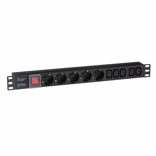 Блок розеток ExeGate ServerPro PDU-19H008 10шт, 1U, 19"