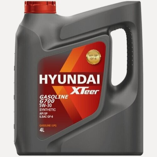 Изображение товара Моторное масло Hyundai Xteer Gasoline G700 5W-30 синтетическое 4 л