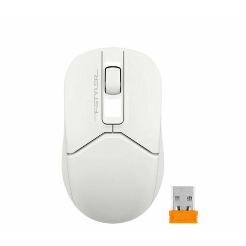 Мышь беспроводная A4Tech Fstyler FG12 белая, оптическая 1200dpi, USB (1454141)