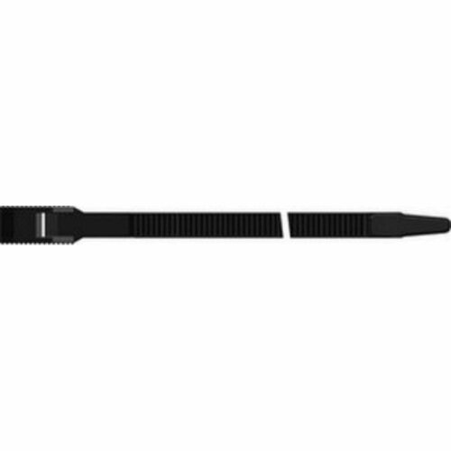 SapiSelco Стяжки кабельные с одинарной горизонтальной головкой 115x6 мм, черные COL.3.410