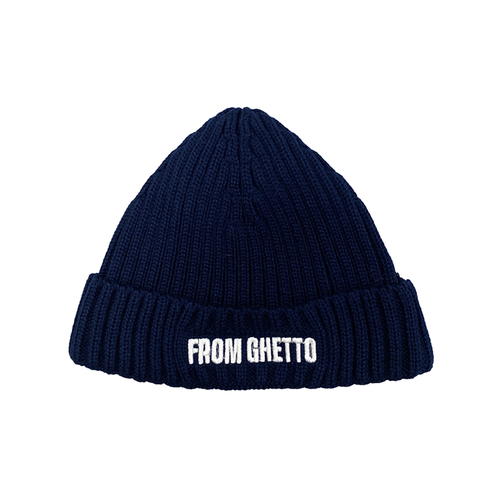 фото Шапка бини from ghetto, размер one size, синий