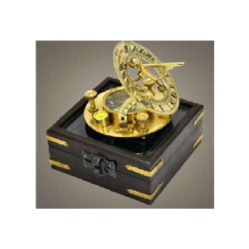 фото Морской компас в дер. футляре арт. na-16029 nautical