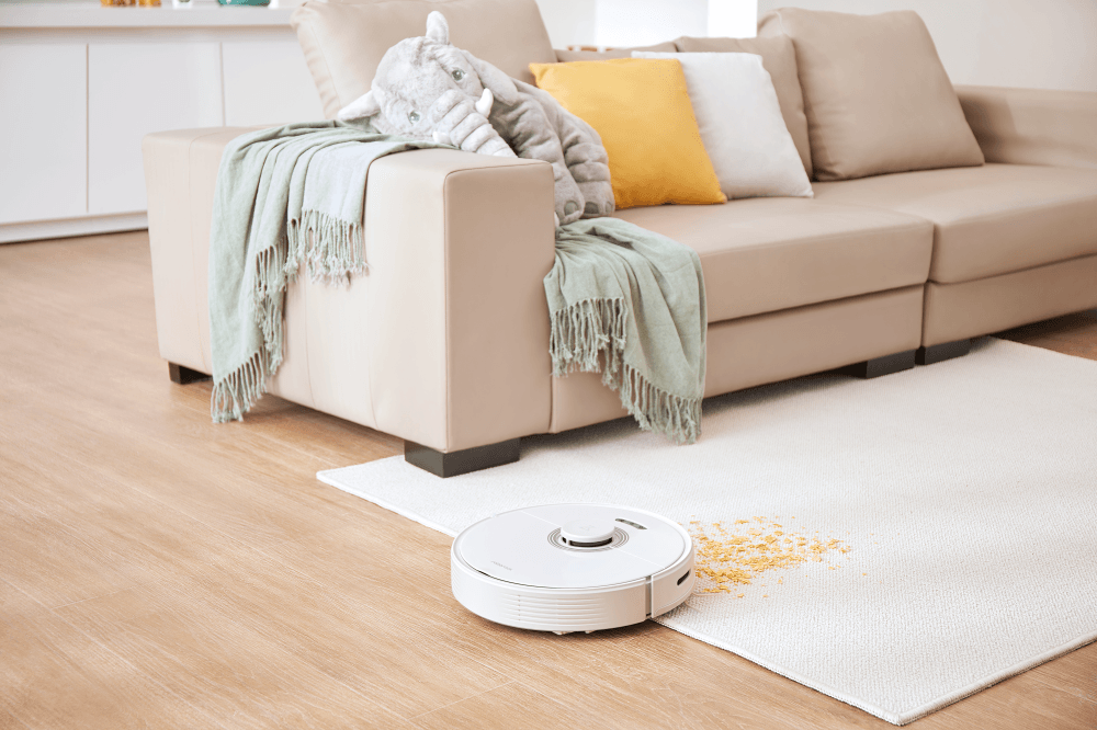 Roborock Q400RR Робот-пылесос Roborock Robot Vacuum Q7+ White с зарядным устройством с функцией автовыгрузки мусора модели AED03HRR (CE версия)