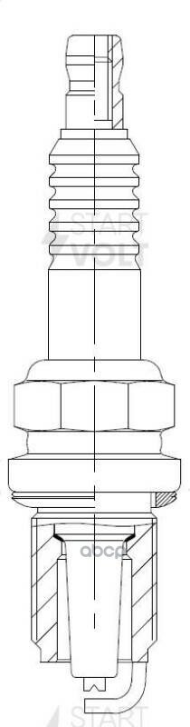 Свеча Зажигания 1Шт Peugeot Partner (96-)/Citroen Berlingo (96-) 1.9D Startvolt Vsp 0035 STARTVOLT арт. VSP 0035