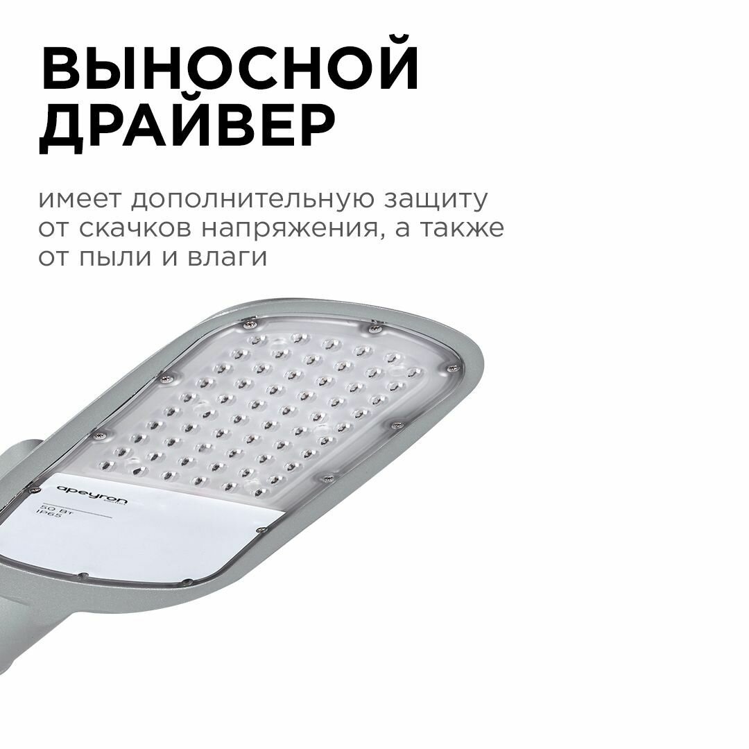 Уличный светодиодный консольный светильник Apeyron - фото №9
