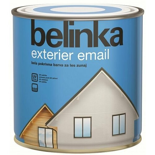 Лазурь Belinka EXTERIER EMAIL 0,75 л. Белая №101