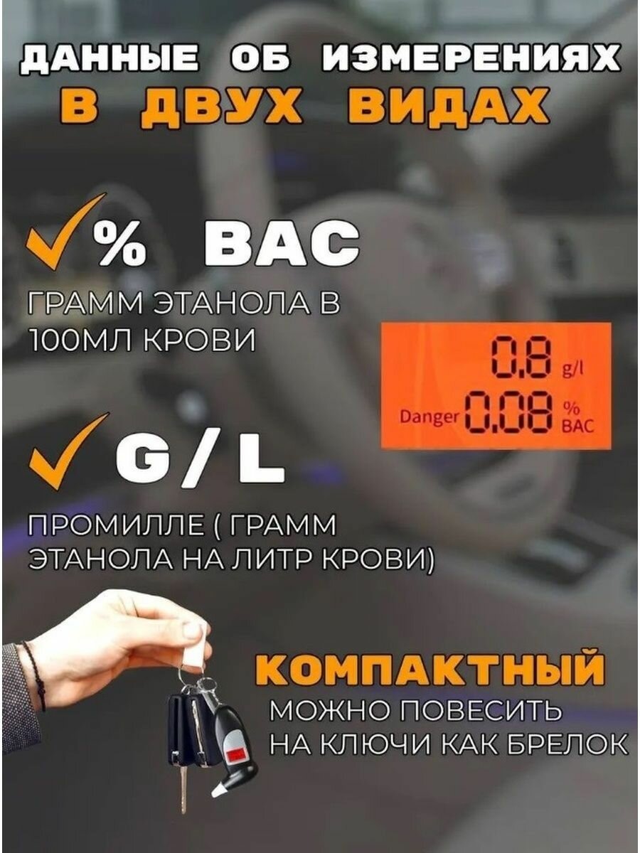 Алкотестер/Профессиональный тест на алкоголь