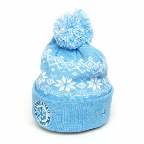 фото Шапка atributika & club, размер 55-58, голубой