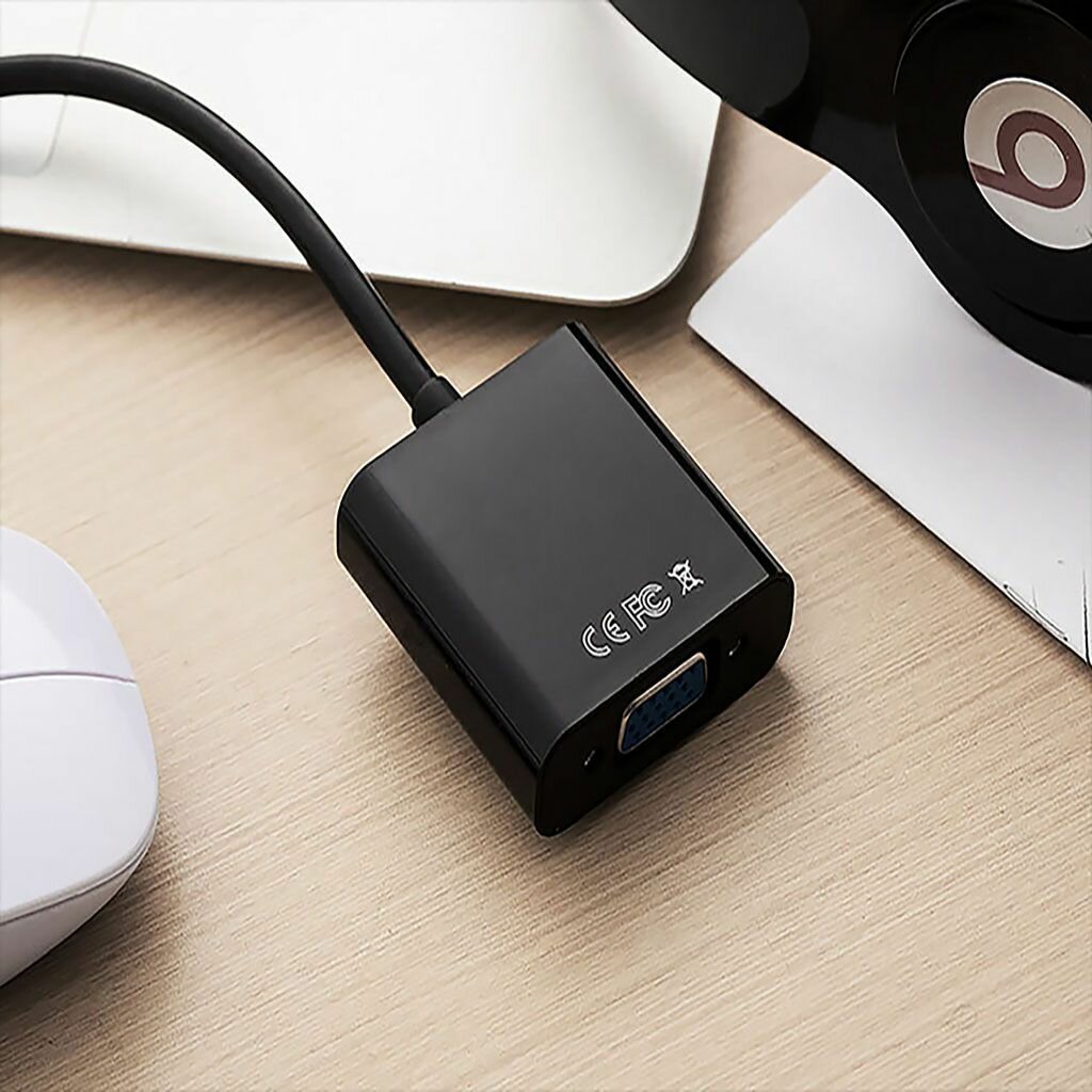 Переходник-адаптер DVI-D-VGA 0,1м/ Конвертер из DVI D VGA/Универсальный переходник для мониторов — фото 2