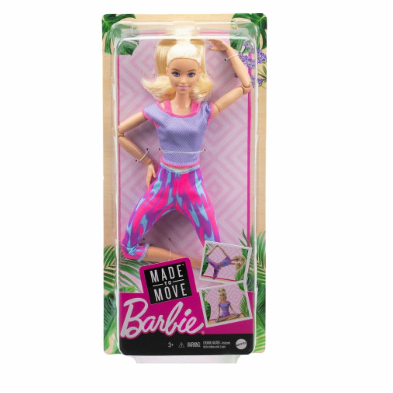 Кукла Barbie Безграничные движения Блондинка в серой футболке - фото №14