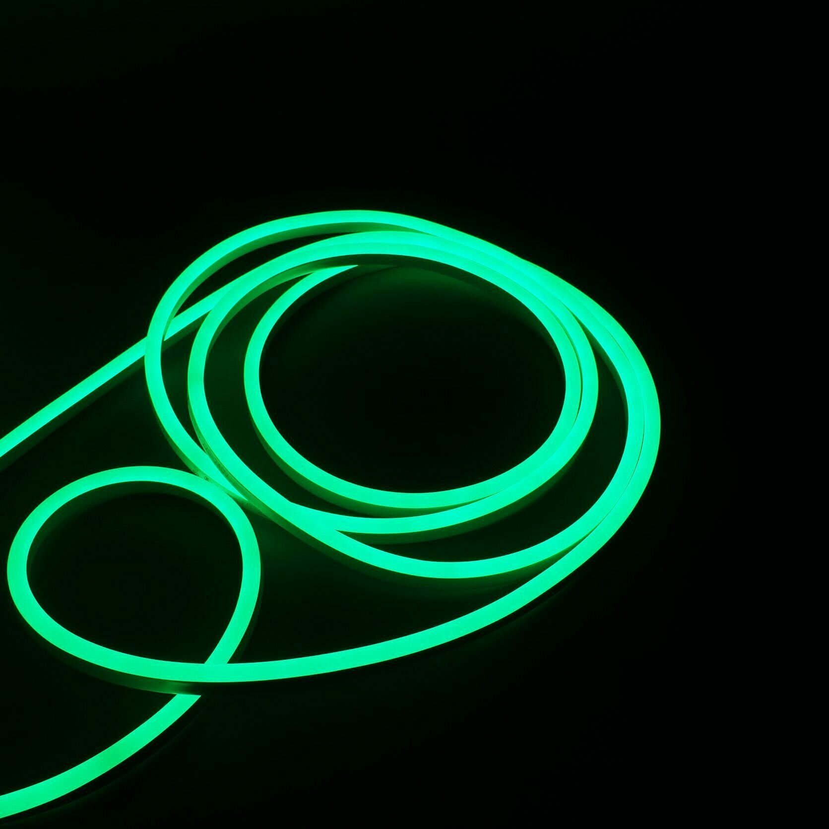 Гибкий неон 220в, LUX 8х16, 144 Led/m,11W/m, зеленый, 5 метров - фотография № 10
