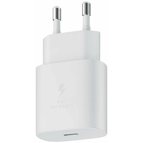 СЗУ Samsung Super Fast charging EP-TA800 25W / USB Type-С to Type-С Cable 3A (Белый)
